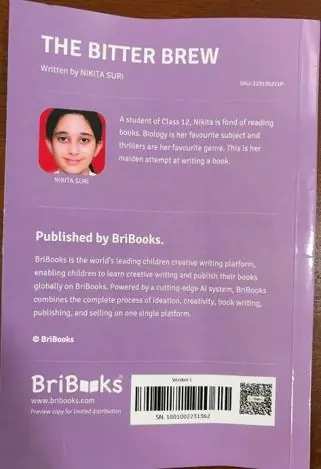 The Bitter Brew, back cover